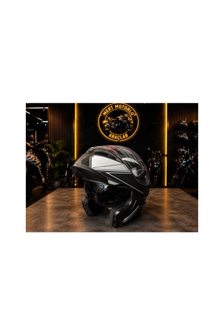 Jk 902 E Grey Çene Açılır Motosiklet Kaskı Gri