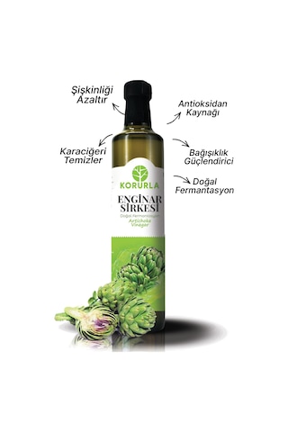 Enginar Sirkesi Doğal Fermantasyon 500 Ml