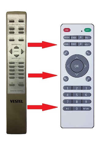 Speeduf Akai Ss-4300 Ss-4380 Ses Sistemi Kumandası