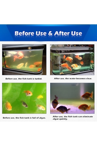 Skycity 13w Su Altı Uv Işığı Akvaryum Dezenfektörü: Alg Ve Bakteri Temizleyici, Mavi Euro Fişi, Kuvars Cam Gövde Mor