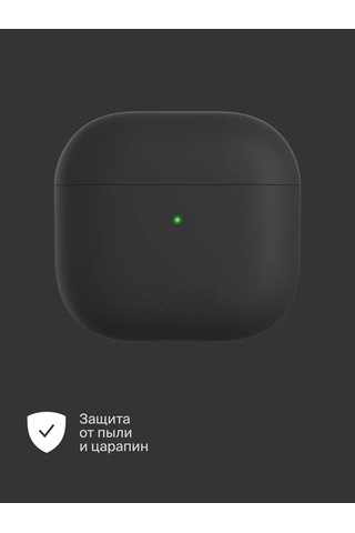 Commo  Airpods Uyumlu 4 İçin Shield Case Silikon Kılıf, Siyah 326101453 Siyah