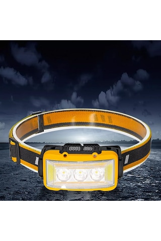 Powermaster S03 Sarı Sensörlü Kafa Lambası Siyah