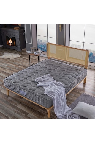 US. Sleeping Full Ortopedik Hybrid Kuş Tüyü Yaylı Yatak (22 CM) 90X190