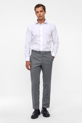 SÜVARİ Antrasit Regular Armürlü Kumaş Pantolon