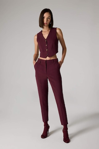 Defacto Sorbe x DeFacto Regular Fit V Yaka Düğmeli Blazer Yelek D9928AX24AU Bordo