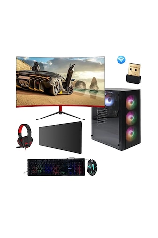 Ramtech Gamer1 R5-5500 16 GB 480 GB SSD RTX3050 24" Free Dos Masaüstü Oyuncu Bilgisayarı