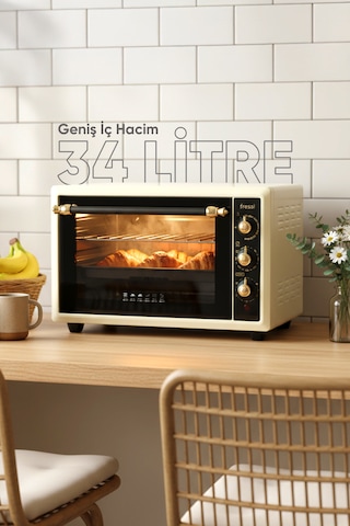 Fressi FR-MF01 34 L Turbo Midi Fırın