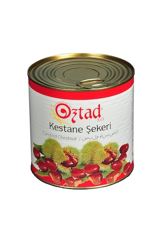 Öztad Bütün Kestane Şekeri Duble 3 KG Teneke