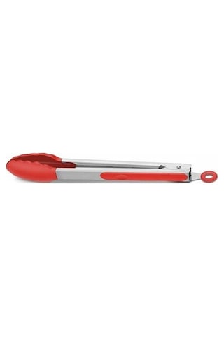 Epinox Profesyonel Yaylı Barbekü Maşası Silikon 30 Cm Kırmızı Bmk-30