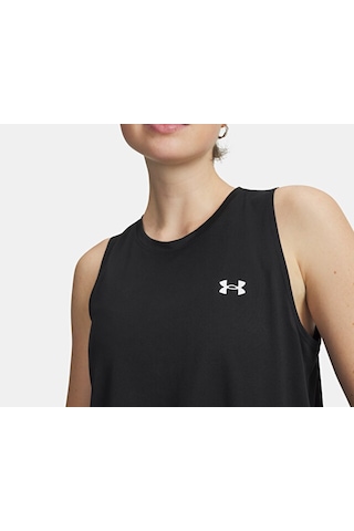 Under Armour Tech Tank Solid Kadın Antrenman Atleti 1383655-001 Siyah Siyah