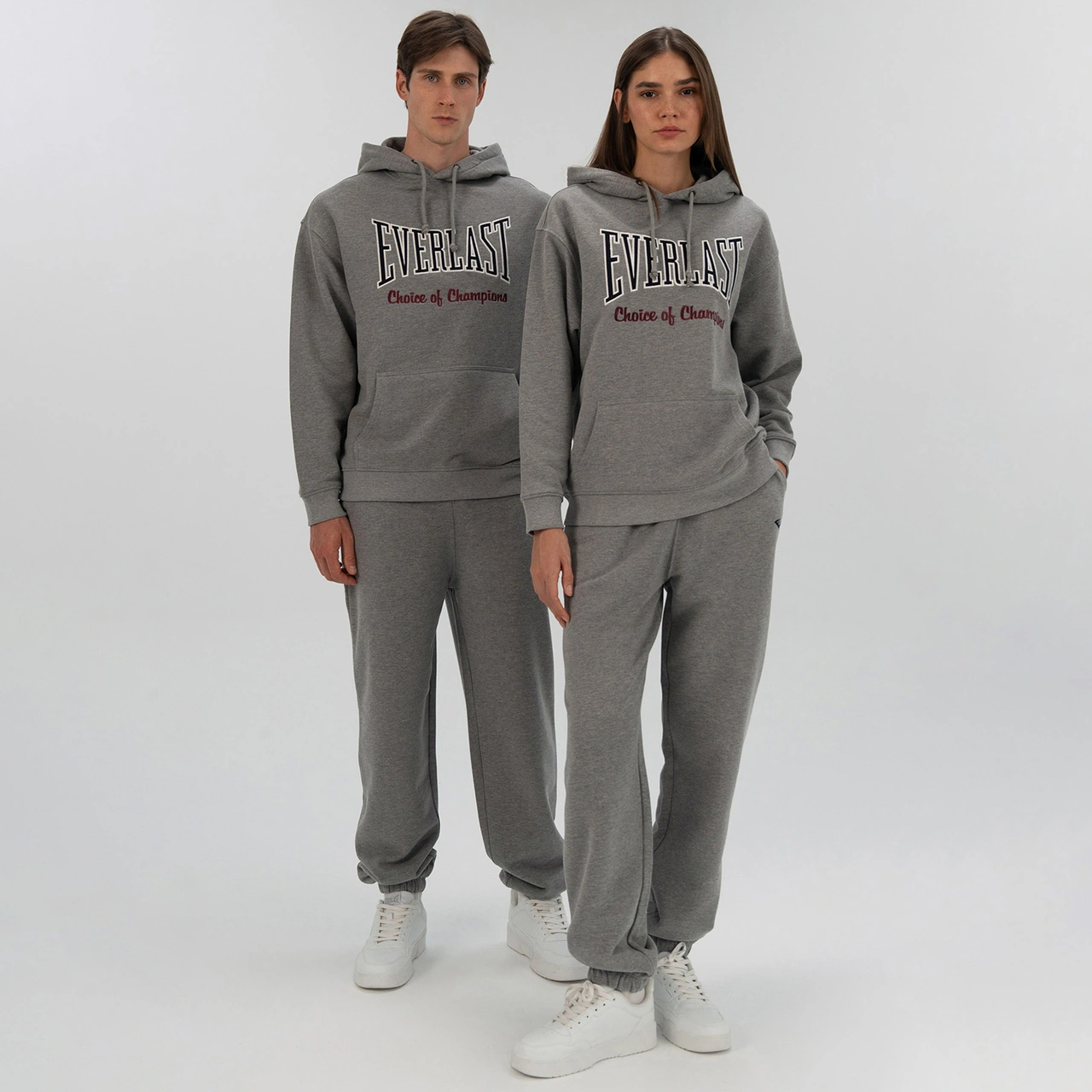 Everlast Heritage Champions Erkek Gri Hoodie Tm0100 Gri