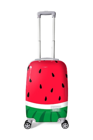Coral High Karpuz Desenli Kabin Boy Valiz 50cm 16549 Kırmızı