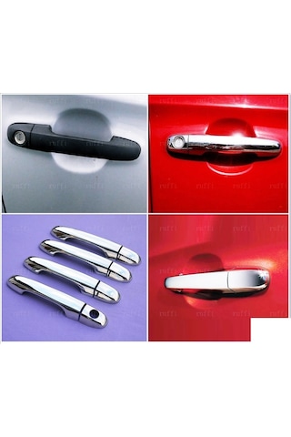 Ebal Otomotiv Hyundai i20 Krom Kapı Kolu 4 Kapı 2008-2014 ARASI Paslanmaz Çelik