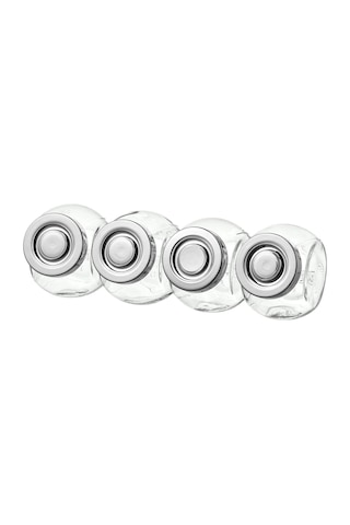 Ikea Rajtan Baharatlık Seti 4 Parça 150 Ml 8 Cm Gümüş Şeffaf Gümüş - Şeffaf