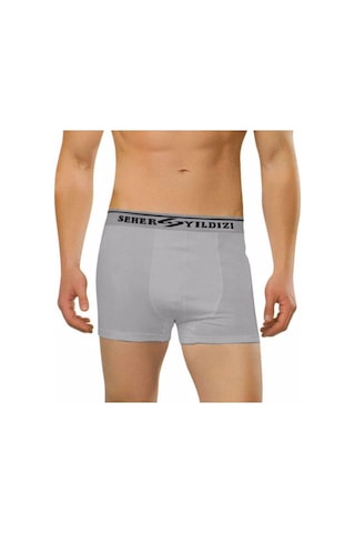 12 Adet Seher 060 Likralı Erkek Boxer Şort Boxer