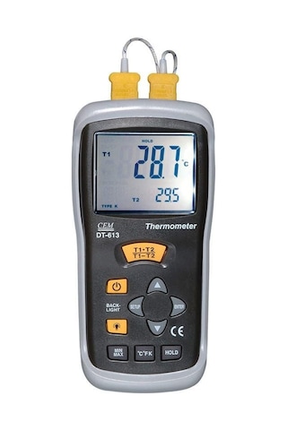 Dt 613 Çift Girişli Dijital Termometre