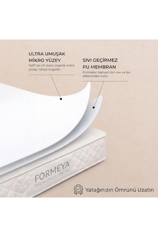 Fitted Su Sıvı Geçirmez Yatak Koruyucu Alez 100 200 Diğer