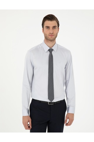 Pierre Cardin Erkek Gri Gömlek Basic 50292520-vr024 Gri