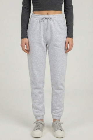 Defys Kadın Lastikli Paça Cepli Regular Fit Jogger Eşofman Altı Gri Melanj - 503972692 GRİ MELANJ