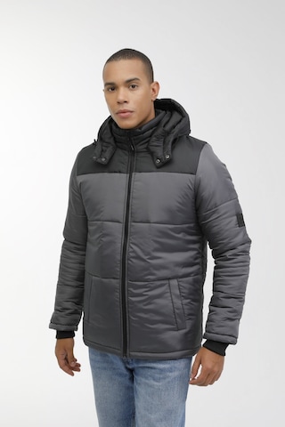 Kinetix Ml Arny-C Coat 3Pr Gri Erkek Kısa Kaban 000000000101398215 Gri - Siyah