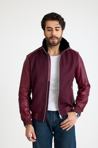 Franko Armondi Klasik Erkek Deri Ceket E49-kd-2916 Bordo