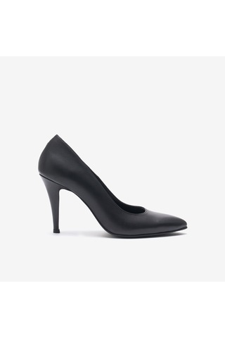 101 Siyah Deri Topuklu / Stiletto Kadın Tu-2400-s Giuseppe Mengoni