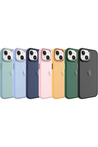 Apple Uyumlu iPhone 14 Plus Kılıf Buzlu Sert Pc Zore May Kapak