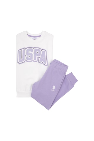 U.s. Polo Assn. Kız Çocuk Beyaz Pijama Takım 50318938-vr013 Beyaz