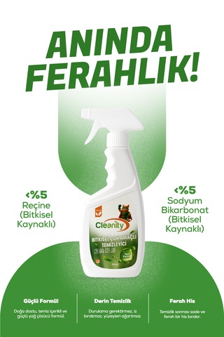 Bitkisel Çok Amaçlı Temizleyici 750 Ml Leke Çıkarıcı, Yağ Sökücü, Yüzey Temizleyici Tekli