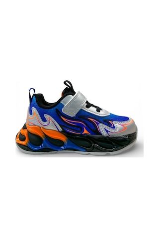 Pepino 2226 Çocuk Okul Öncesi Işıklı Rahat Sneaker Saks