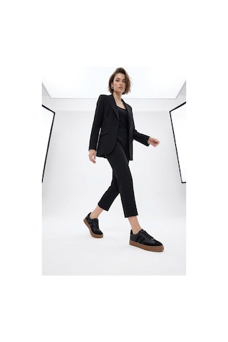 Diğer Kadın Siyah Bağcıklı Sneaker Dyza86238726 Siyah