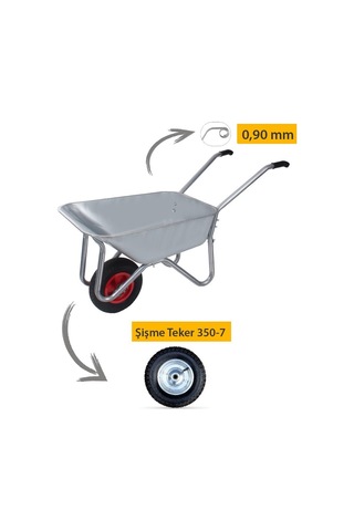 Kanat Fort Demonte El Arabası 0,90 Mm