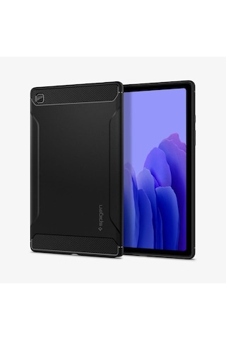 Spigen Galaxy Tab A7 İle Uyumlu Kılıf Rugged Armor Black