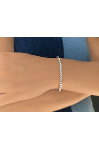 Sirius F Renk 4,20 Karat Pırlanta Su Yolu Bileklik 0823B0006