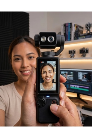 Kompakt 4k Vlog Kamera 2.0 Ips Ekran Otomatik Konsantrasyonlama Ve Stereo Ses Kayıtlı 35771771