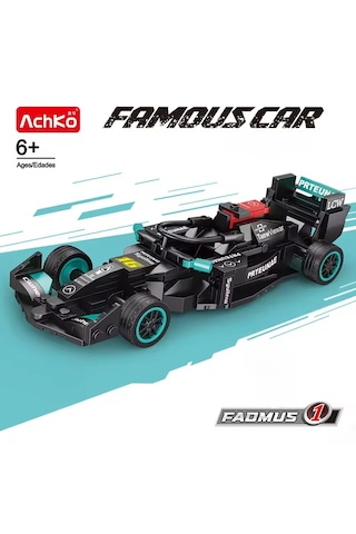 Teknik Mercedes Yarış Arabası F1 Lego Araba Yapı Blok Oyuncak Araba - 237 Parça