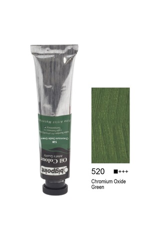 Bigpoint Yağlı Boya 45 Ml Chromium Oxide Green 520 6'lı Kutu