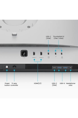 Benq Ma270s 27" Mac Kullanıcıları İçin Thunderbolt 4 Destekli 5k Nano Gloss Monitör