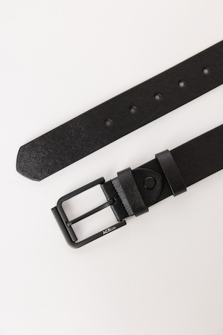 AC&Co / Altınyıldız Classics Erkek Sıyah Prada Casual Suni Deri Kemer Sıyah Prada