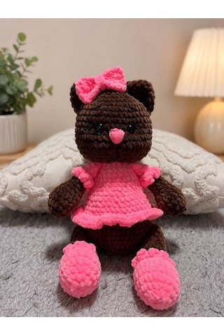 Amigurami Kız Ayıcık 046 - Pembe