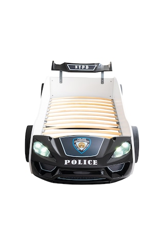 Police Rüzgarlıklı Arabalı Yatak Antrasit