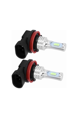 Shineyee H8/h11 80w 8000k Buz Mavisi Faro Lambaları, 12-24v Evrensel, Csp Işık Damlaları, Hızlı Tepki, Alüminyum Gövde, Kolay Kurulum 2 Adet