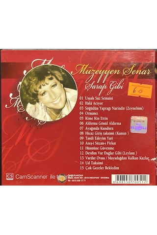 Plak Değildir Cd Dir Cd Müzeyyen Senar Şarap Gibi Cd