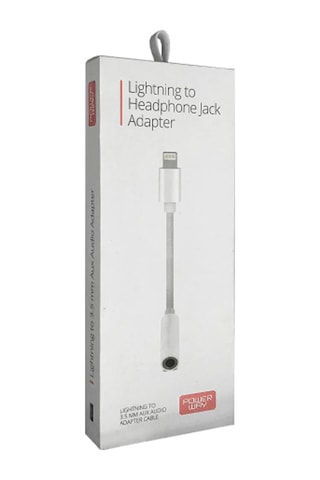 Powerway Ac03 Lightning To 3.5mm Stereo Aux Kulaklık Jack Çevirici Kablo 90mm