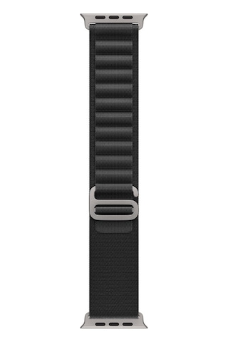 Microsonic Apple Uyumlu Watch Ultra Kordon Alpine Loop Siyah