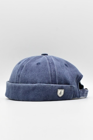 Külah Vintage Retro Eskitme Pamuk Cap Docker Şapka - Lacivert