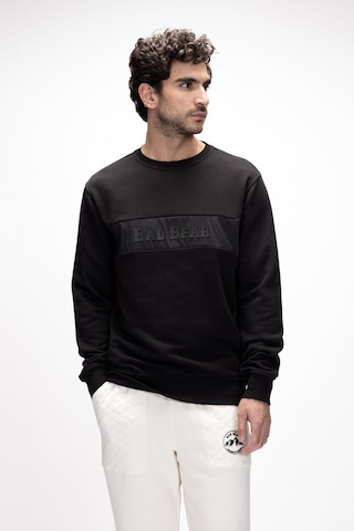 Bad Bear Badbear Sailor Si Yah Crewneck Erkek Sweatshirt Siyah