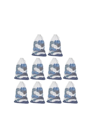 30lu Standart Çamaşır Yıkama Filesi Etiketsiz 50x70 Beyaz