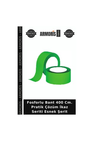 Fosforlu Bant 400 Cm. Pratik Çözüm İkaz Seriti Esnek Şerit