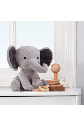 Zyzqstore Sevimli Hayvan Doldurulmuş Peluş, Renkli Oyuncak, Gri Fildik, Çocuklar İçin Çok Renkli